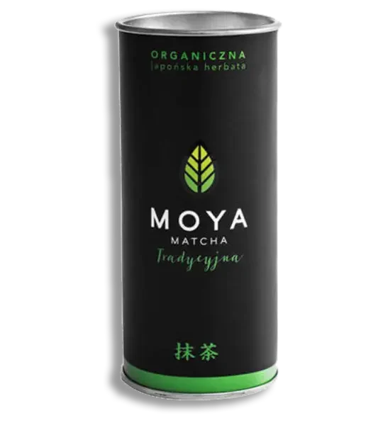 Moya Matcha Tradisjonell 30g – Økologisk japansk matcha-te med balansert smak og malakittgrønn farge.