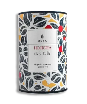 Moya Hojicha økologisk ristet grønn te med nøttebrun farge