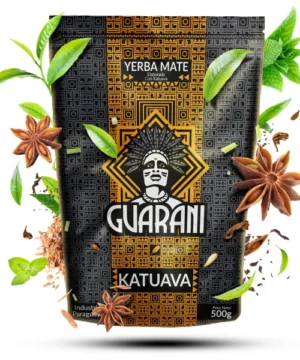 Guarani Katuava Yerba Mate 500g pakke med catuaba-bark og urter fra Paraguay"