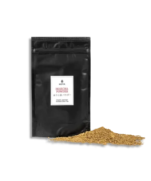 Moya Hojicha pulver økologisk ristet japansk te til latte og baking