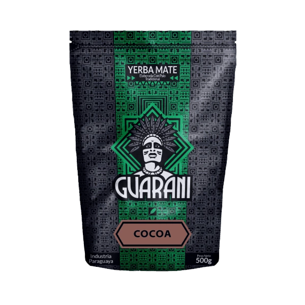 Guarani Cocoa Yerba Mate 500g med kakao og kokosflak fra Paraguay