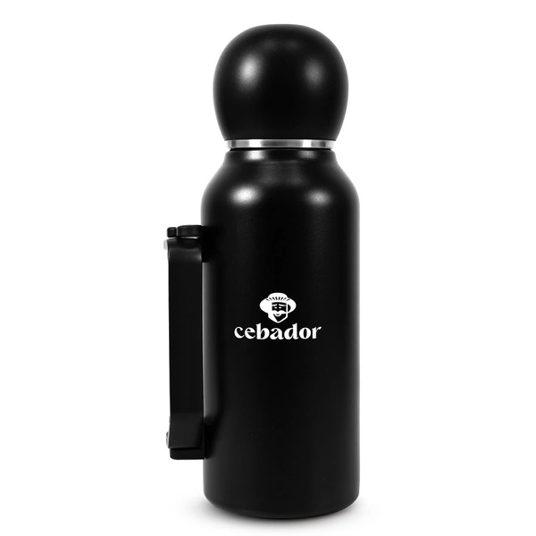 YerbaGo – Termos med kalebass og bombilla 1,3 L – svart - Bilde 3